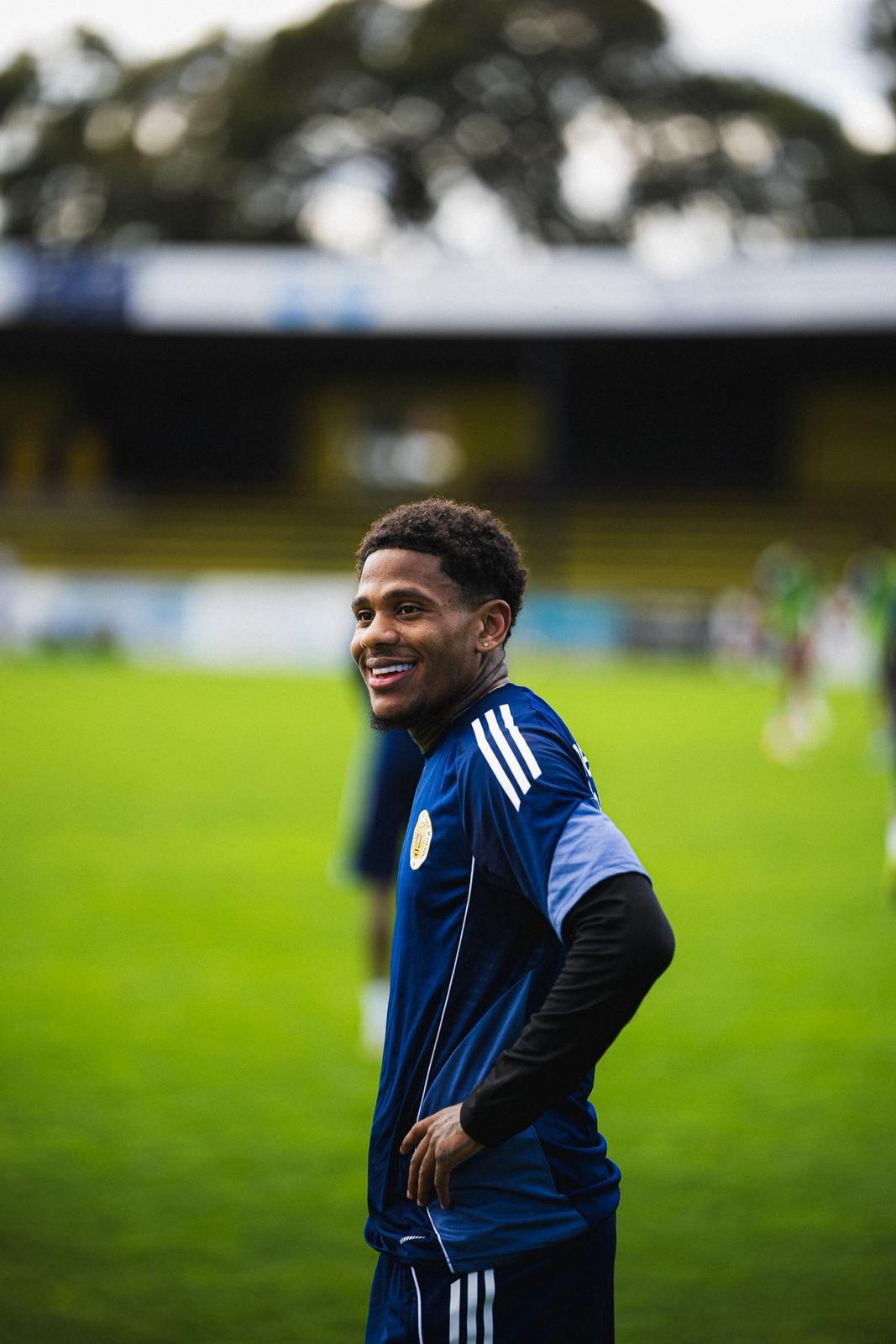 Sport10 speler op training